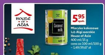 Auchan Mleczko kokosowe house of asia oferta