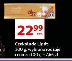 Auchan Czekolada mleczna z całymi orzechami laskowymi lindt swiss premium oferta