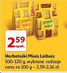 Auchan Herbatniki choco leibniz minis oferta