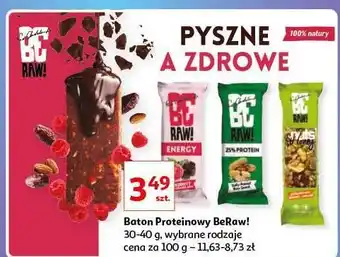 Auchan Baton miód i orzechy pekan be raw! oferta