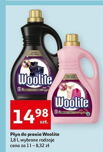 Auchan Płyn do prania woolite dark black & denim oferta