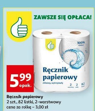 Auchan Ręcznik papierowy podniesiony kciuk oferta