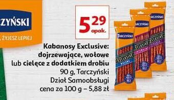 Auchan Kabanosy cielęce tarczyński exclusive oferta