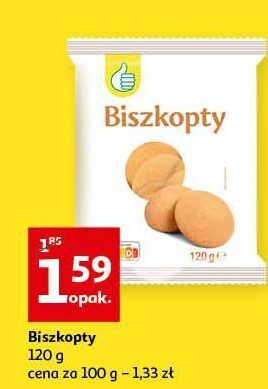 Auchan Biszkopty podniesiony kciuk oferta