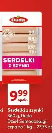 Auchan Serdelki z szynki silesia duda oferta