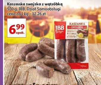Auchan Kaszanka swojska z wątróbką jbb bałdyga oferta
