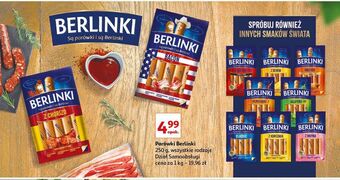 Auchan Parówki z indyka morliny berlinki oferta