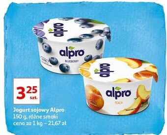 Auchan Jogurt sojowy jagodowy alpro oferta