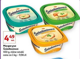 Auchan Margaryna śniadaniowa o smaku wiejskiego masła oferta