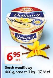 Auchan Serek wanilia president oferta