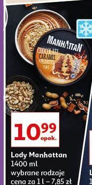 Auchan Lody chocolate & caramel with peanuts manhattan (nestle) oferta