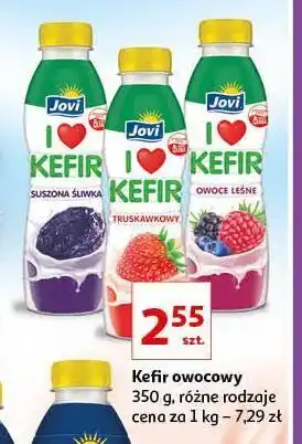 Auchan Kefir truskawkowy jovi oferta