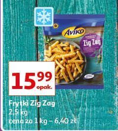 Auchan Frytki karbowane aviko zig zag oferta