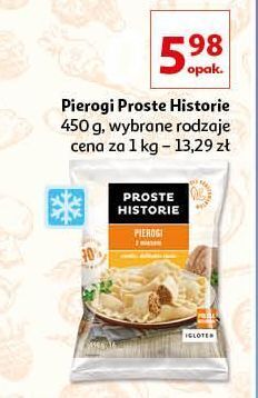 Auchan Pierogi z mięsem iglotex proste historie oferta