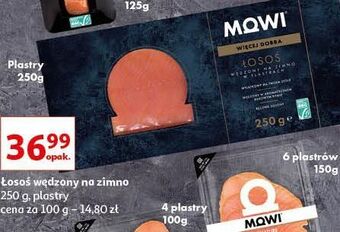 Auchan Łosoś norweski wędzony w plastrach mowi oferta