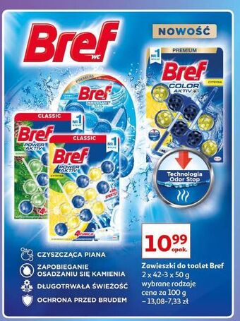 Auchan Kostka do wc 4 function lemon bref power aktiv oferta