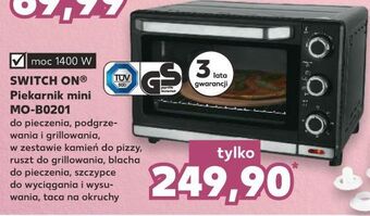 Piekarnik mini mo-b0201 switch on