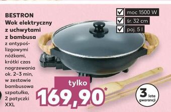 Kaufland Wok elektryczny 1500 w bestron oferta