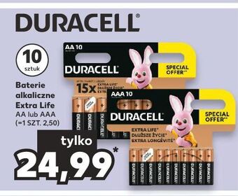 Kaufland Baterie alkaiczne aa duracell oferta