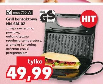Kaufland Grill kontaktowy nn-sm-02 switch on oferta