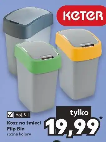 Kaufland Kosz flip bin 9 l keter oferta