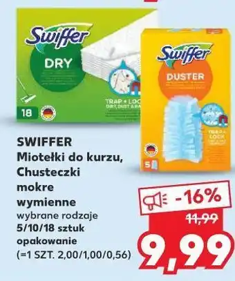 Kaufland Ściereczki do kurzu duster - wkłady swiffer oferta