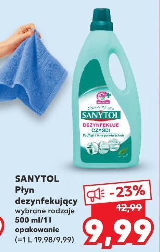 Kaufland Płyn do dezynfekcji uniwersalny eukaliptus sanytol oferta