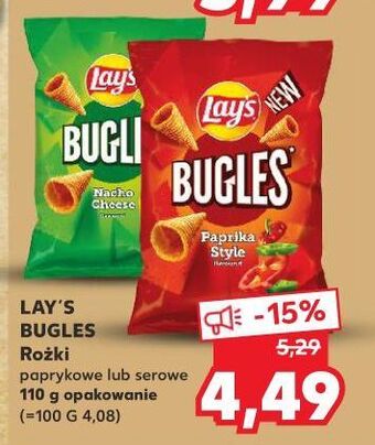 Kaufland Chipsy paprika lay's bugles oferta