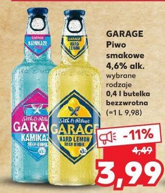 Kaufland Piwo garage hard lemonade oferta