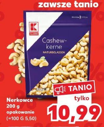 Kaufland Orzechy nerkowca k-classic oferta