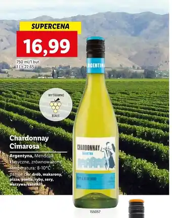 Lidl Chardonnay Cimarosa oferta