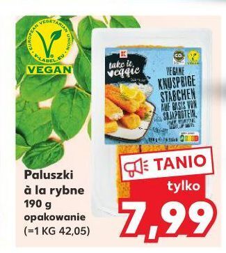 Kaufland Paluszki a'la rybne k-take it veggie oferta