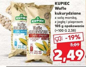 Kaufland Wafle kukurydziane z solą morską kupiec oferta