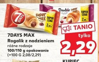 Kaufland Rogalik wiśniowo-waniliowy 7 days double max oferta