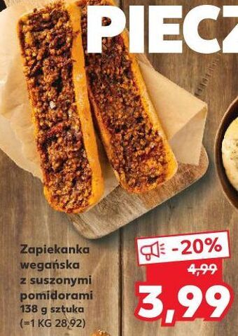 Kaufland Zapiekanka z suszonymi pomidorami oferta