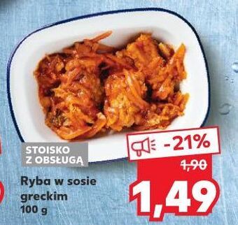 Kaufland Ryba po grecku oferta