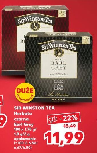 Kaufland Herbata english breakfast sir winston tea oferta