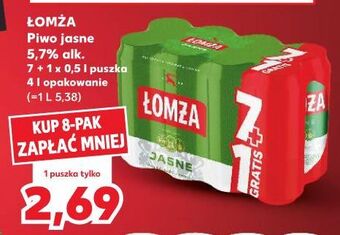 Kaufland Piwo łomża jasne (dawniej export) oferta
