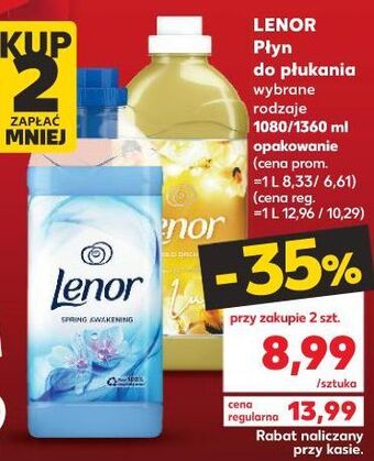 Kaufland Płyn do płukania gold orchid lenor parfumelle oferta