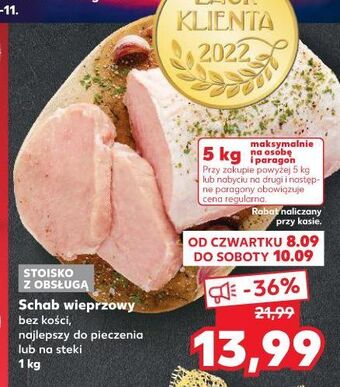 Kaufland Schab wieprzowy bez kości oferta