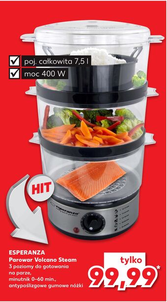 Kaufland Parowar steam volcano esperanza oferta