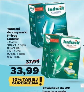 Netto Tabletki do zmywarki p-free ludwik oferta