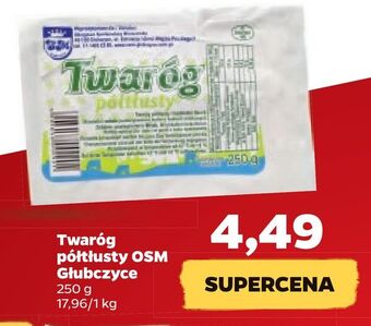 Netto Twaróg półtłusty osm głubczyce oferta