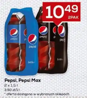 Lewiatan Pepsi, Pepsi Max 2 x 1,5 l oferta