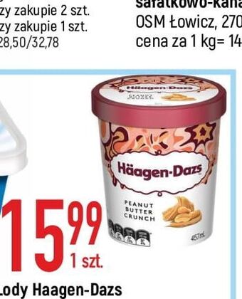 E.Leclerc Lody peanut butter crunchy haagen-dazs oferta