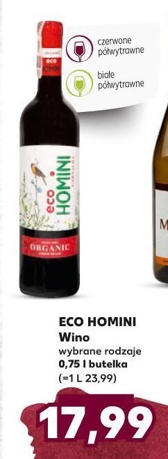 Kaufland Wino eco homini garnacha oferta