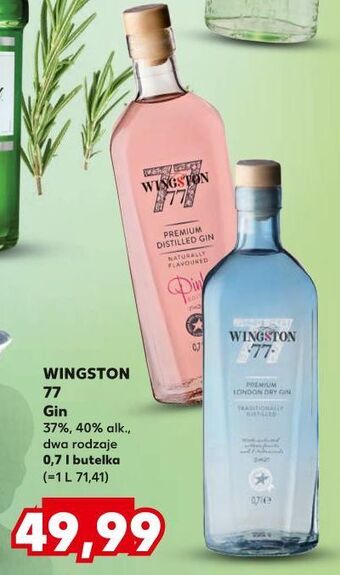 Kaufland Gin wingston 77 london dry oferta