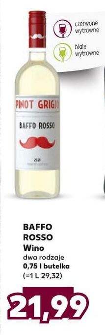Kaufland Wino baffo rosso chianti oferta