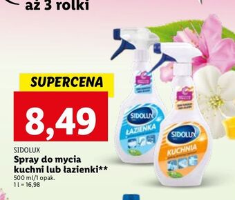 Lidl Spray do kuchni sidolux oferta