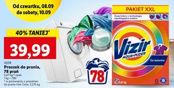 Lidl Proszek do prania kolorów vizir aqua puder oferta
